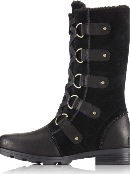 Sorel Shoes - Sorel Emelie Boots fleece lined boots winter boots Tie up warm sz 8.5